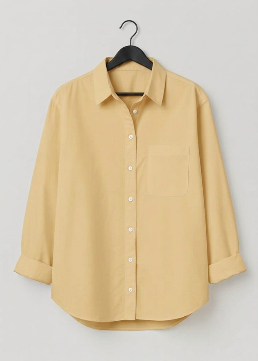 Relaxed Fit Cotton Long-Sleeve