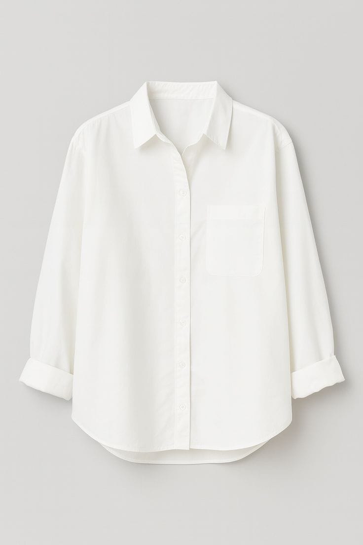 Relaxed Fit Cotton Long-Sleeve
