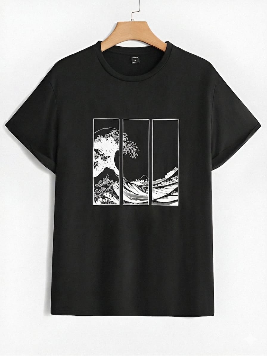 Urban Wave Graphic T-Shirt